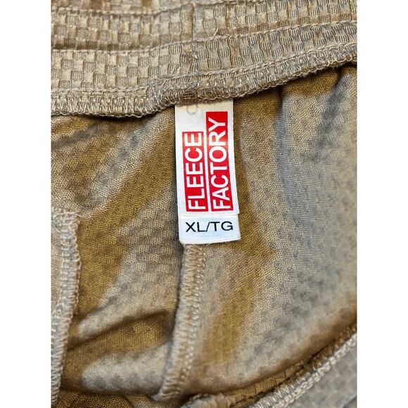 Fleece Factory Olive Green Pull On Pockets Stretch Men's Shorts Size XL Casual - Picture 3 of 4